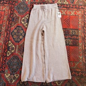 Sincerely Jules Wide Leg Pants - NWT Blush Knit